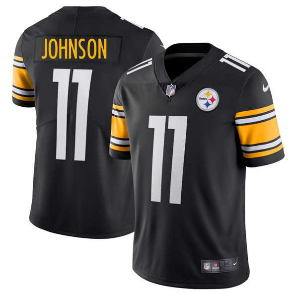 Men & Women & Youth Pittsburgh Steelers #11 Brandon Johnson Black 2025 Vapor Untouchable Stitched Jersey->pittsburgh steelers->NFL Jersey